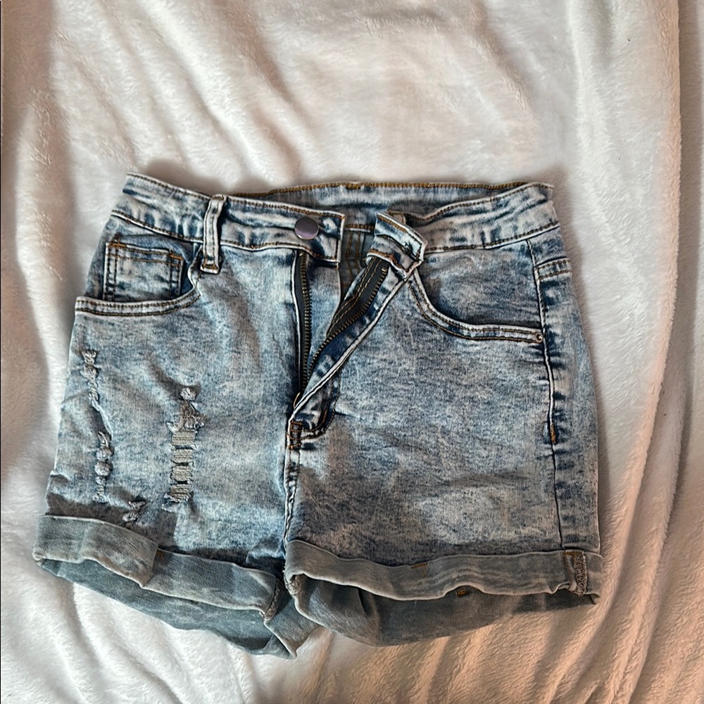 Denim Blue Women's Shorts